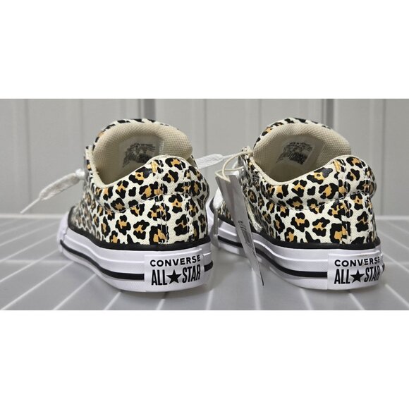 Converse Street Low Cheetah Print Design Slip On Sneakers -- Little Girls' 11 - Picture 3 of 6